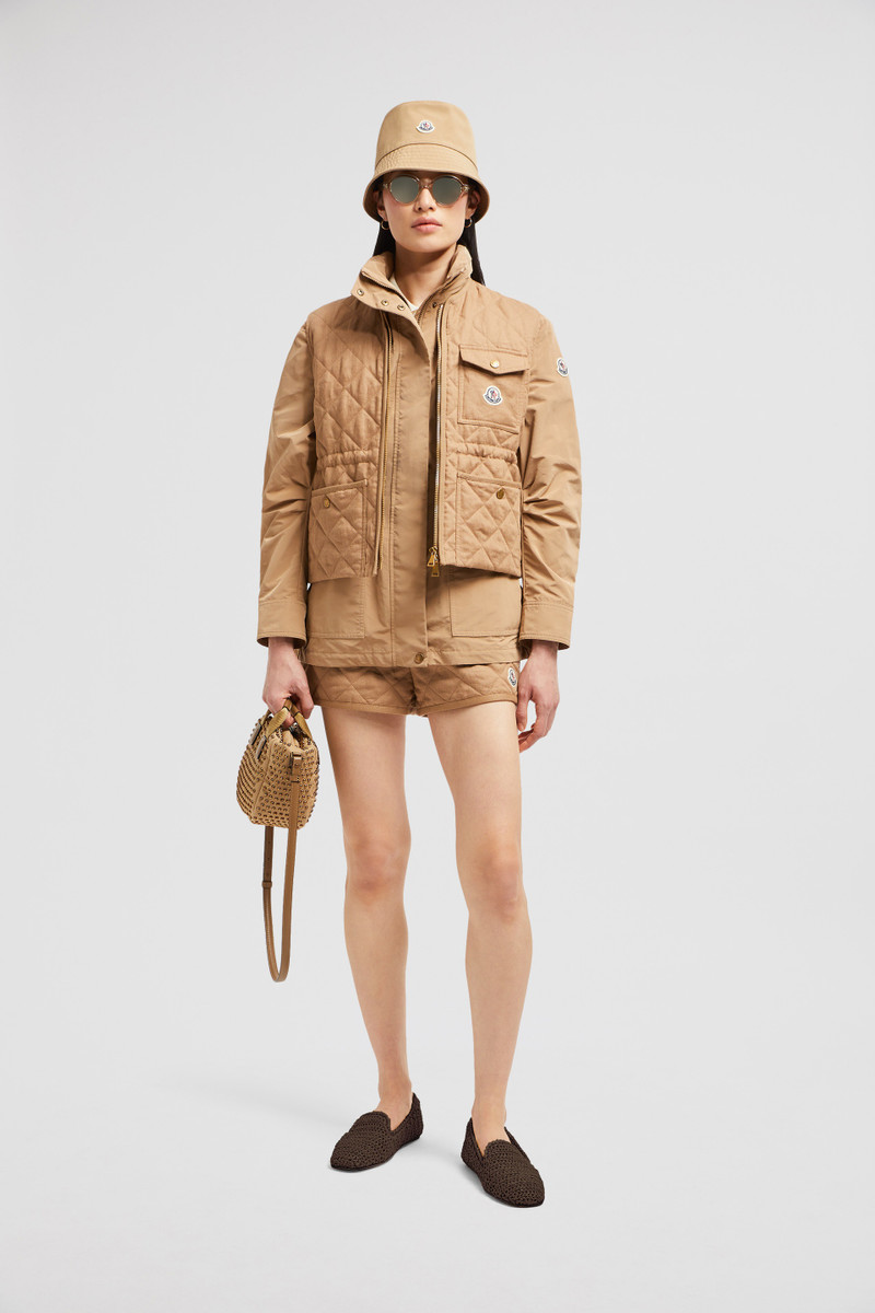 Moncler Vigny Diamond-Quilted Padded Linen Vest outlook
