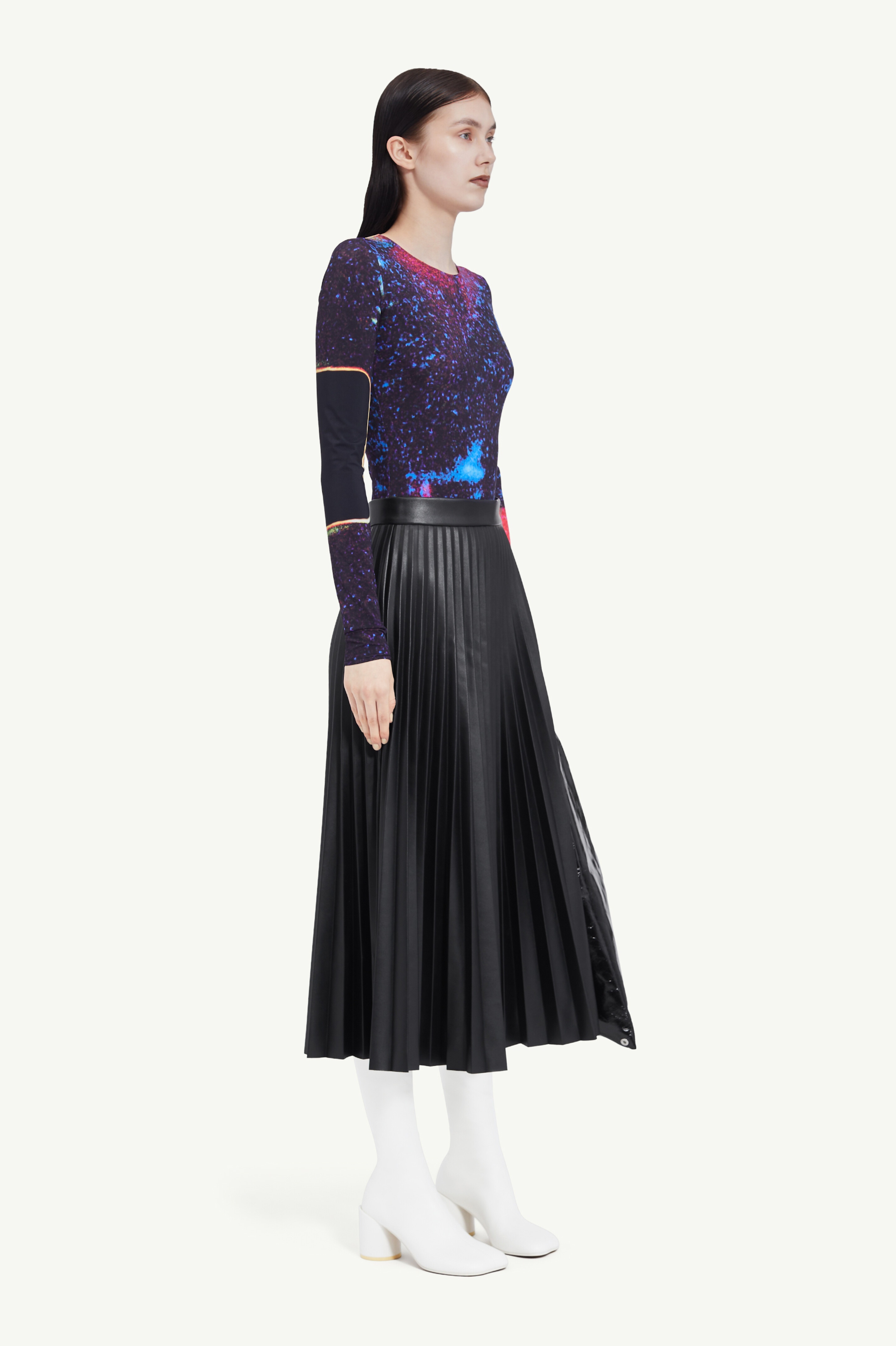 Print long-sleeve bodysuit - 3