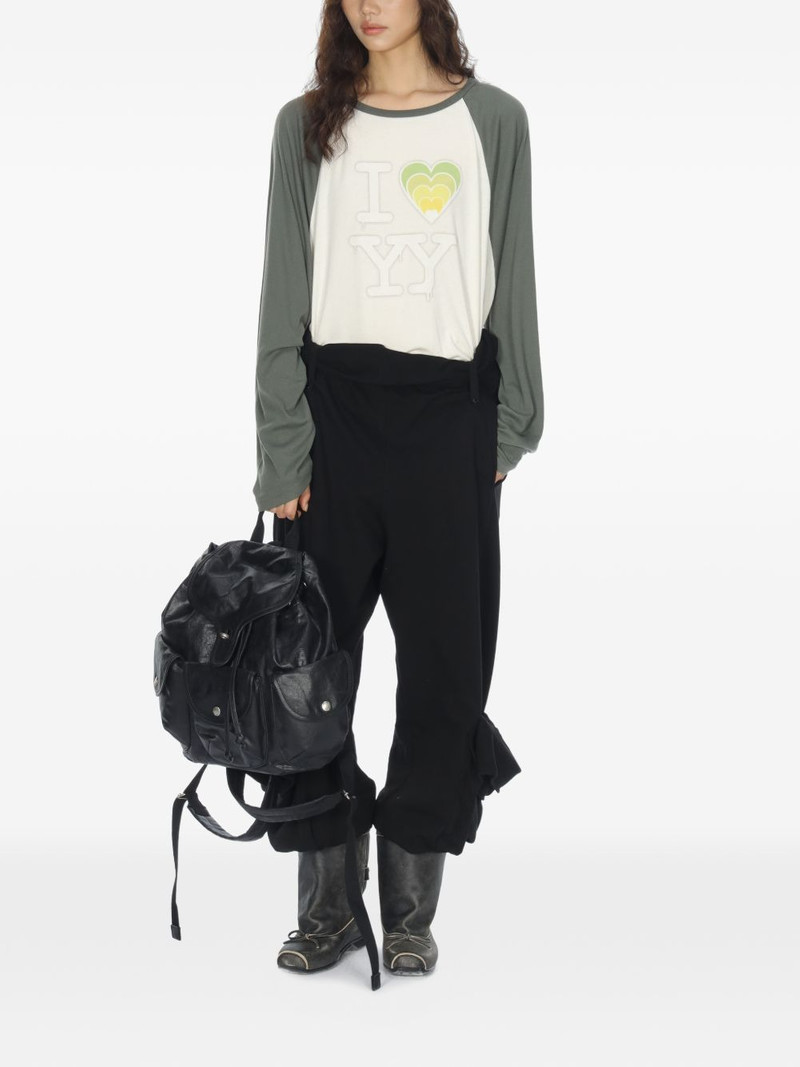 OPEN YY rolled waist cargo trousers outlook