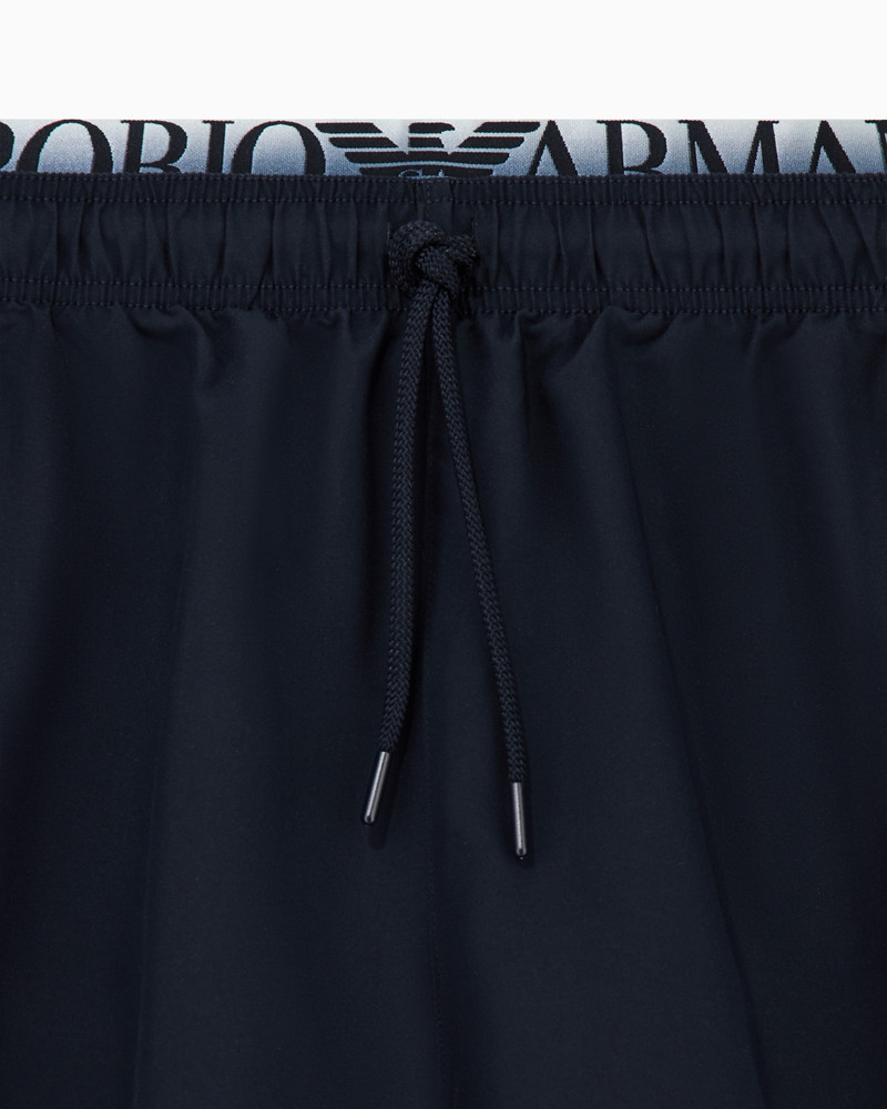EMPORIO ARMANI ASV SWIM SHORTS WITH LOGO WAISTBAND outlook