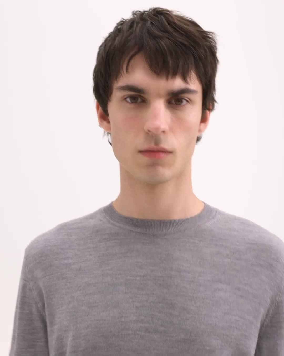 Crewneck Sweater in Regal Wool - 7