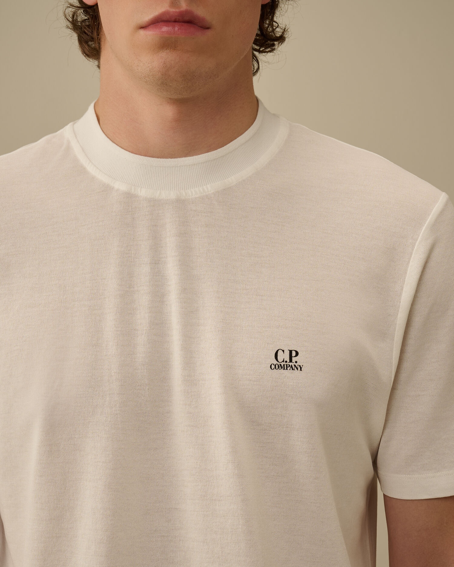 Tシャツ・カットソー C.P. Company SS25 Cotton jersey T-shirt (18CMTS085A 103) C.P. Company cotton t-shirt Mercerized Jersey Twisted