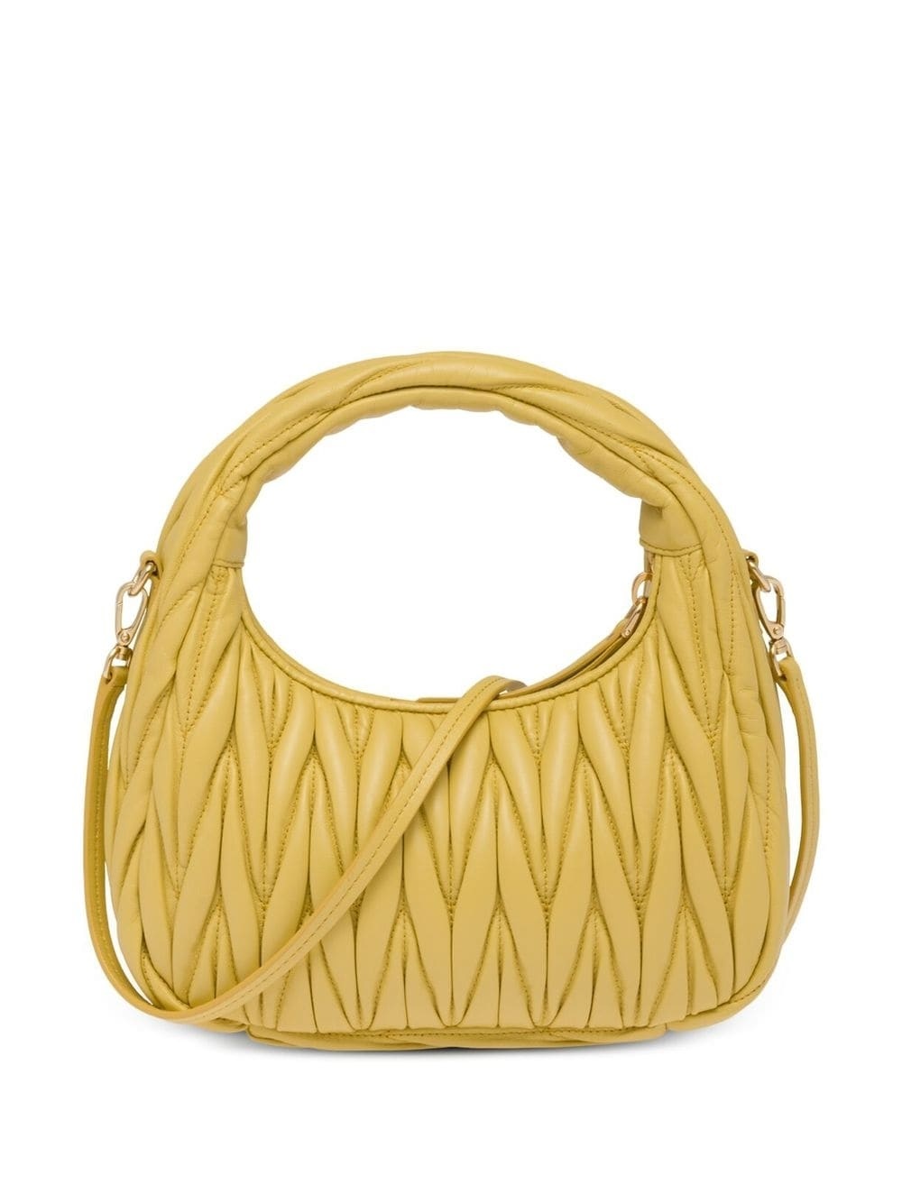 Miu Wander matelassé mini shoulder bag - 3