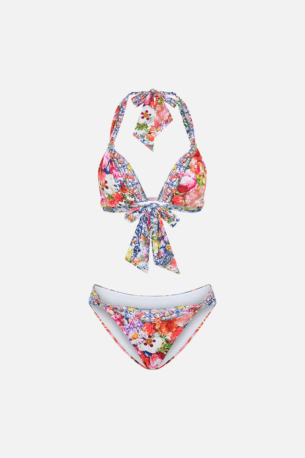 SOFT TIE BIKINI WITH TRIM - 1