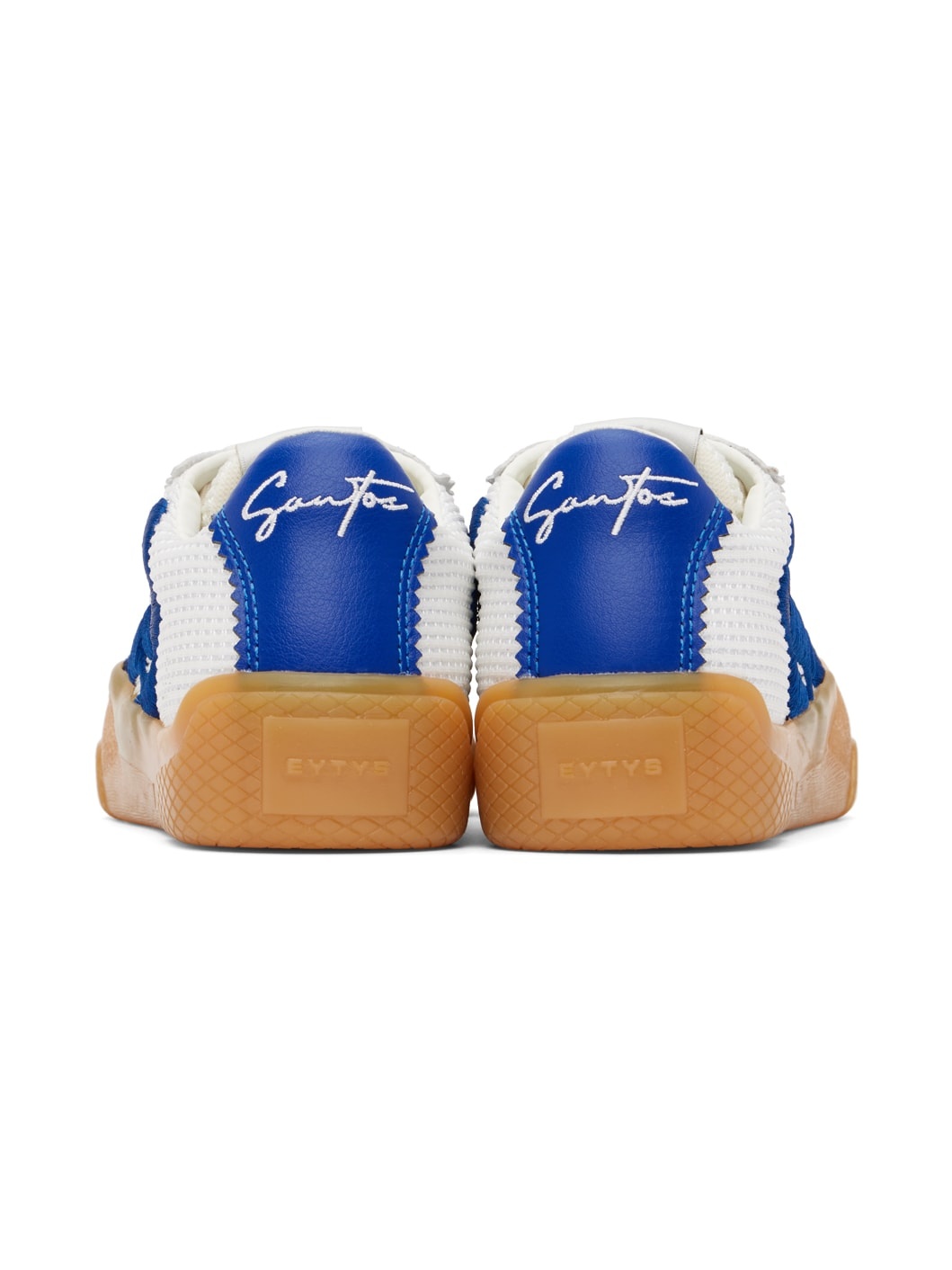 Gray & Blue Santos Sneakers - 2