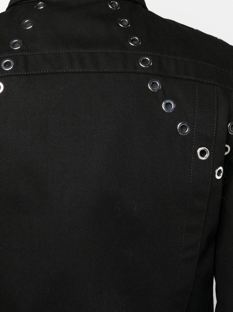 studded denim jacket - 5