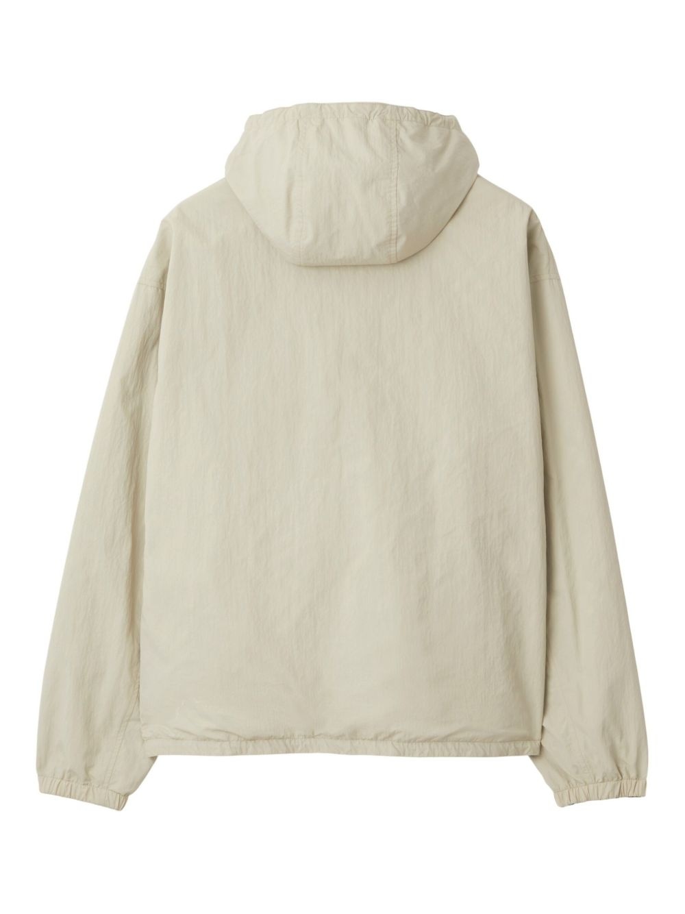 checked reversible hooded jacket - 7