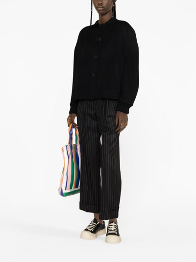 Marni virgin wool-cashmere cropped jacket outlook