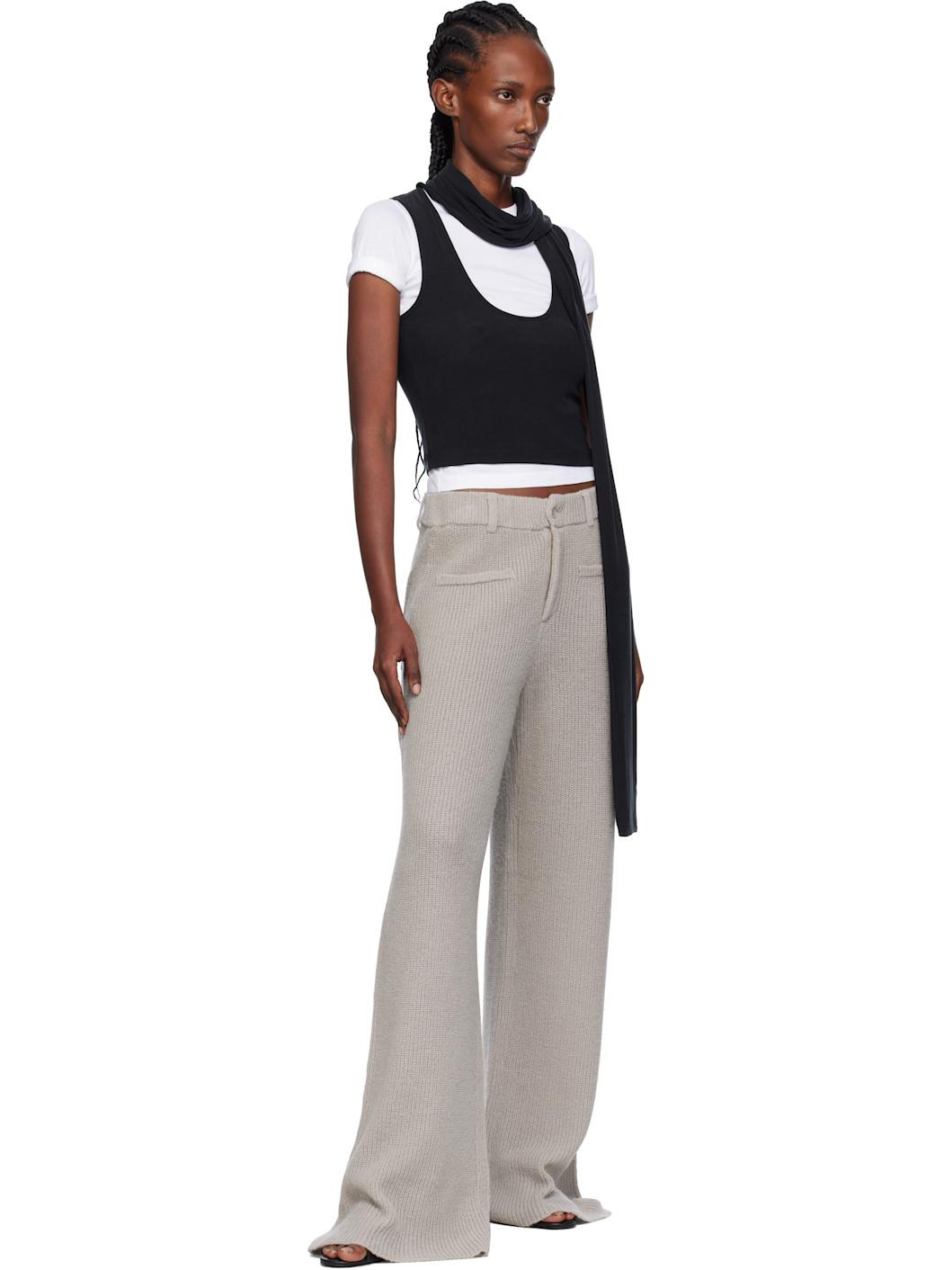 Gray Ele Trousers - 4