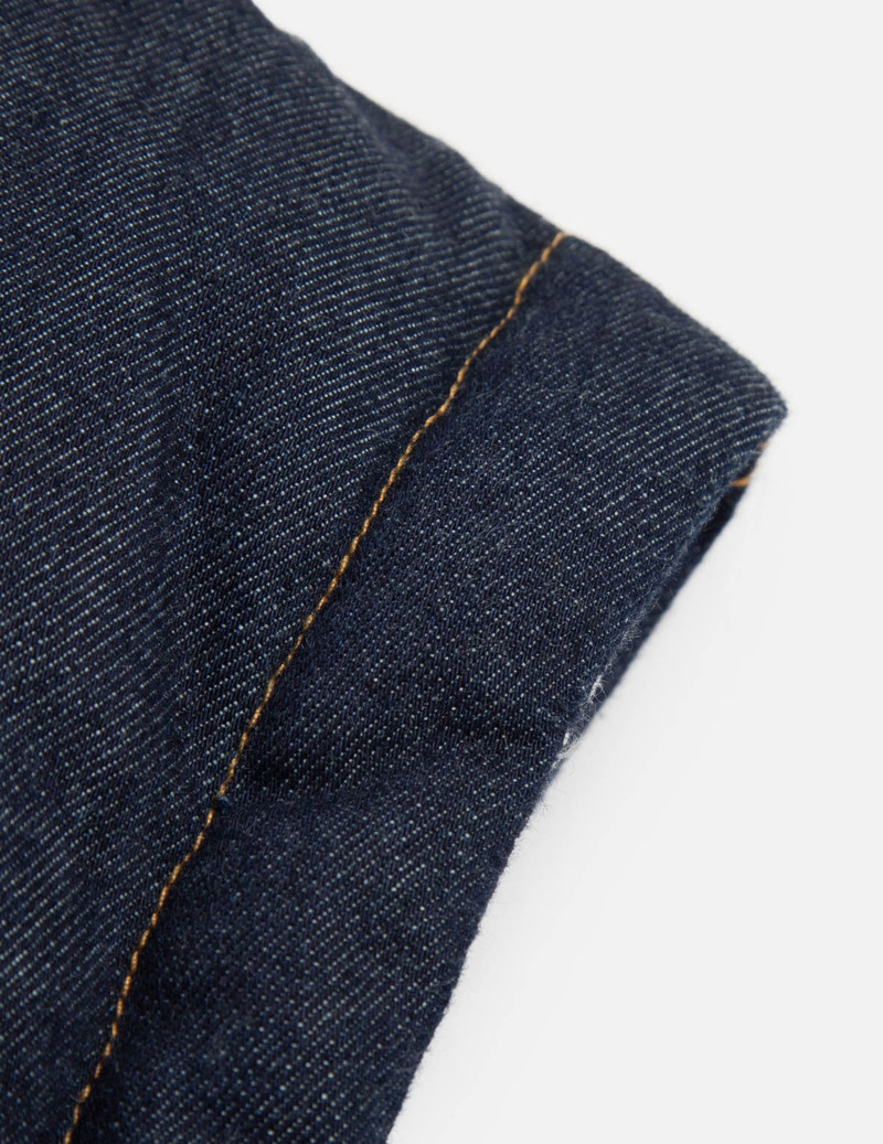 SEAGULL APPLIQUÉ LOOSE FIT DENIM DOWN VEST 12