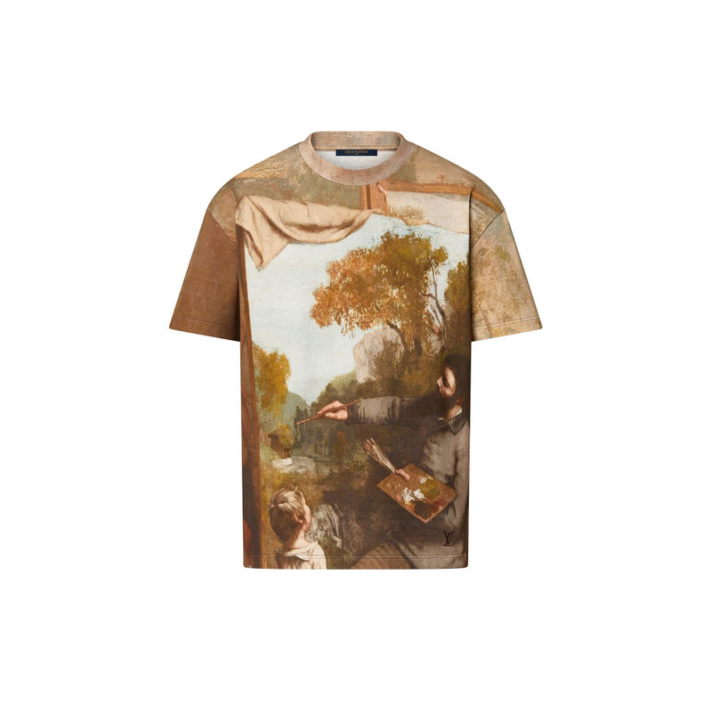 Courbet Painting Printed T-Shirt 1