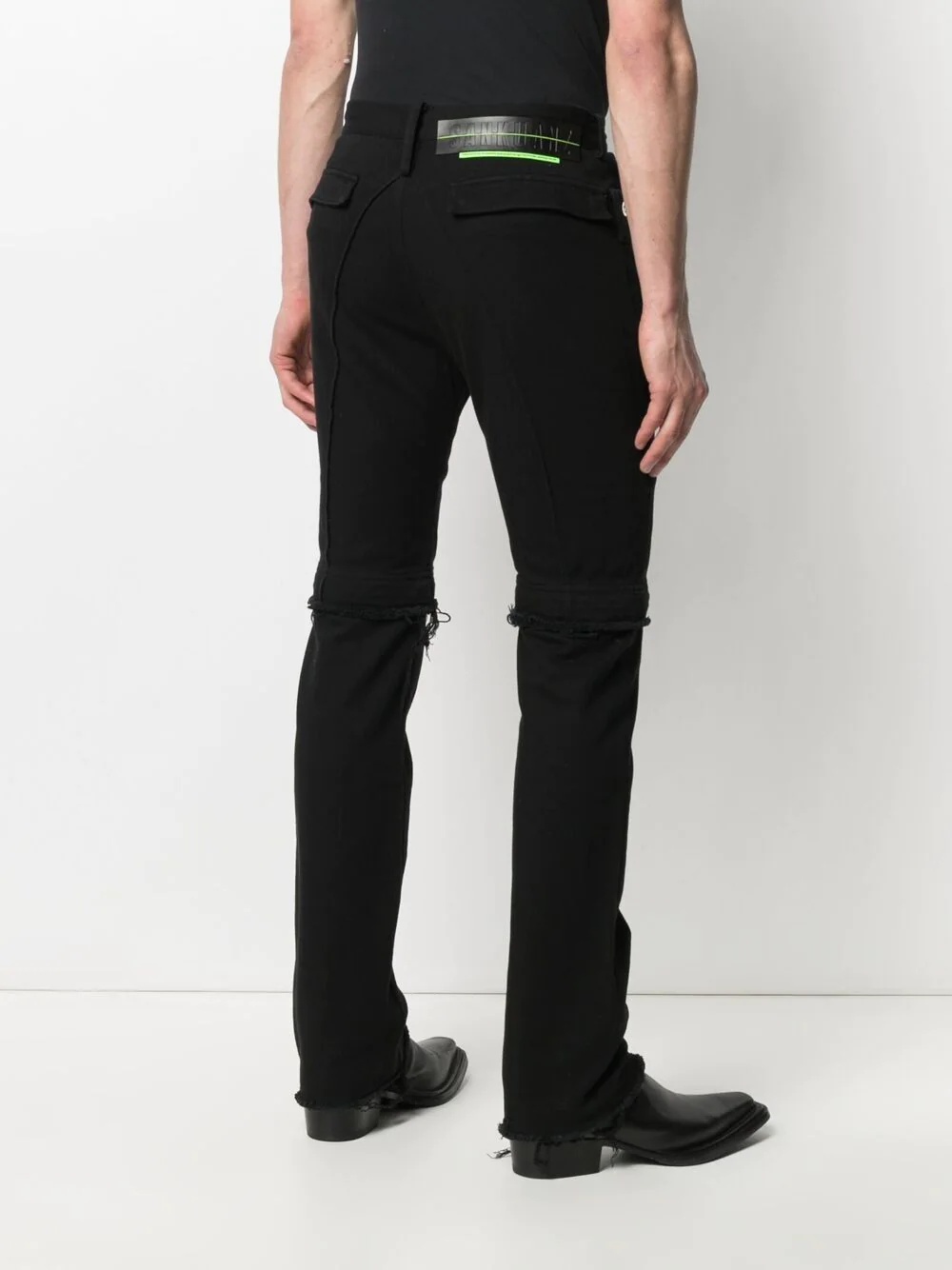 mid-rise slim-fit trousers - 4