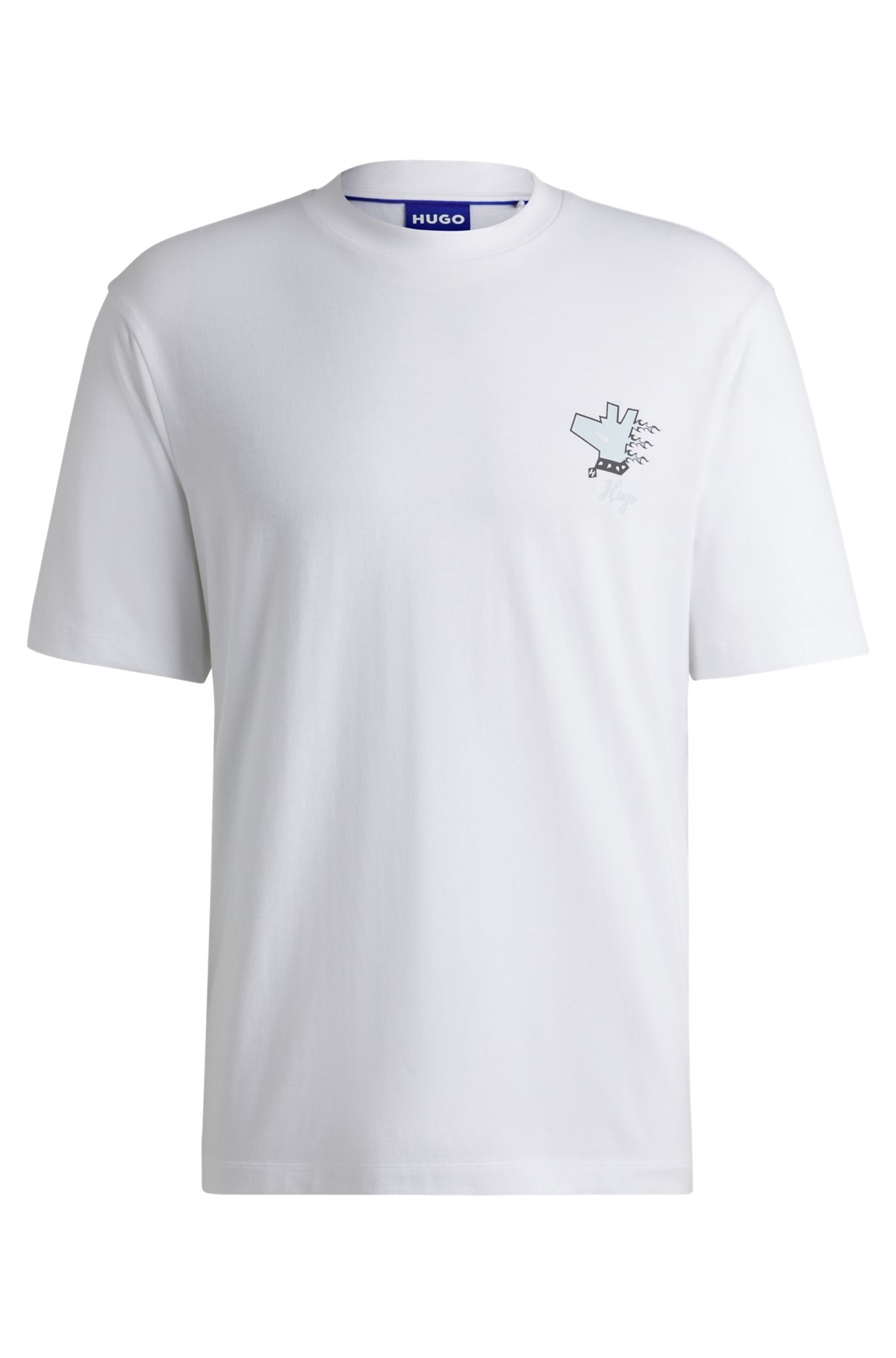 COTTON-JERSEY T-SHIRT WITH GRAPHIC PRINTS - 1