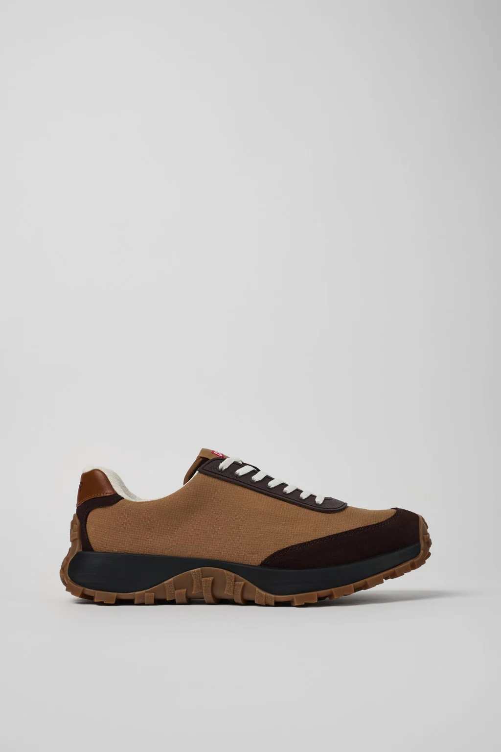 Brown Textile/Nubuck Sneaker for Men - 1