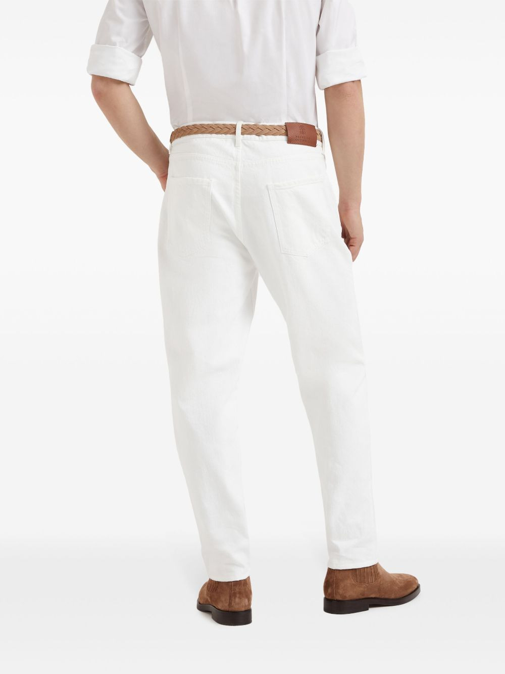 DYED DENIM PANTS - 3