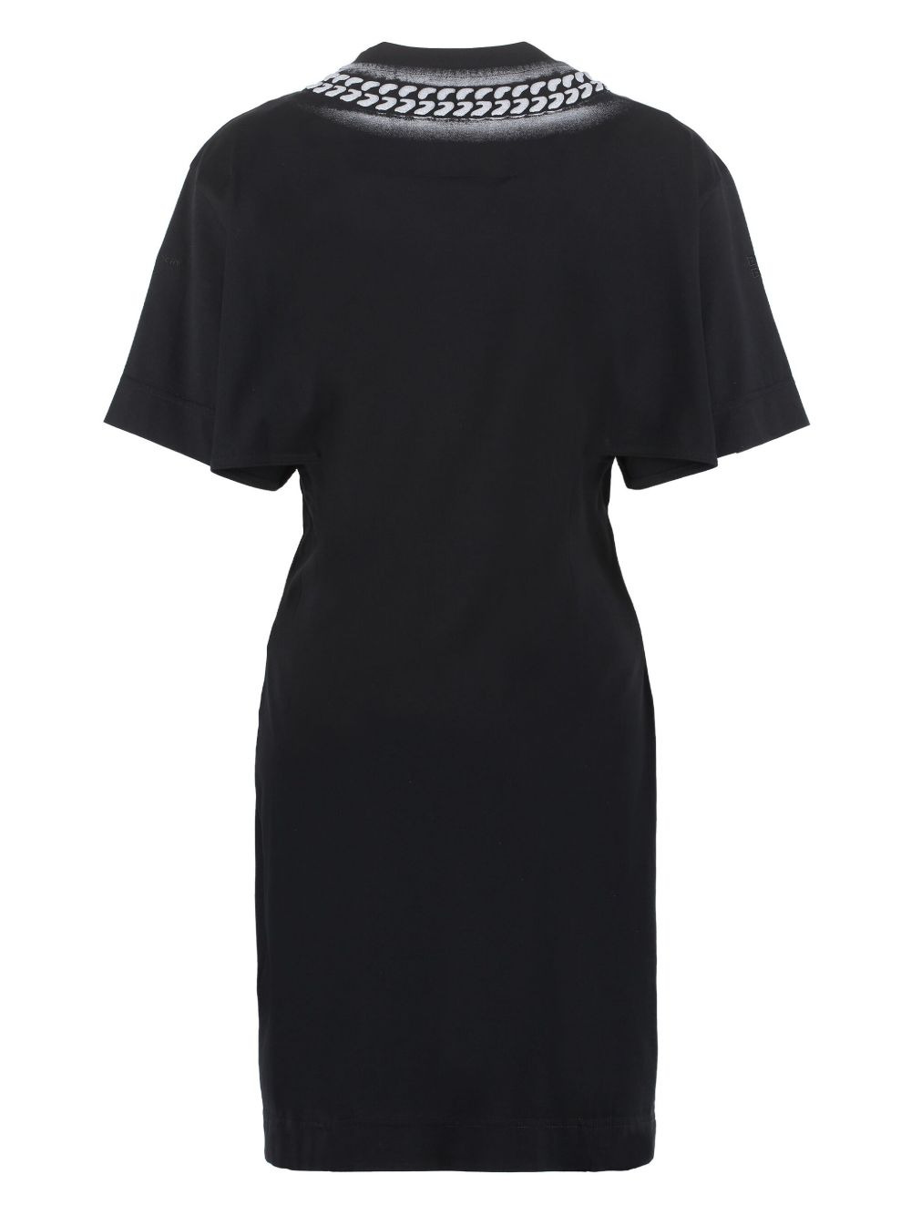 chain-print T-shirt dress - 5