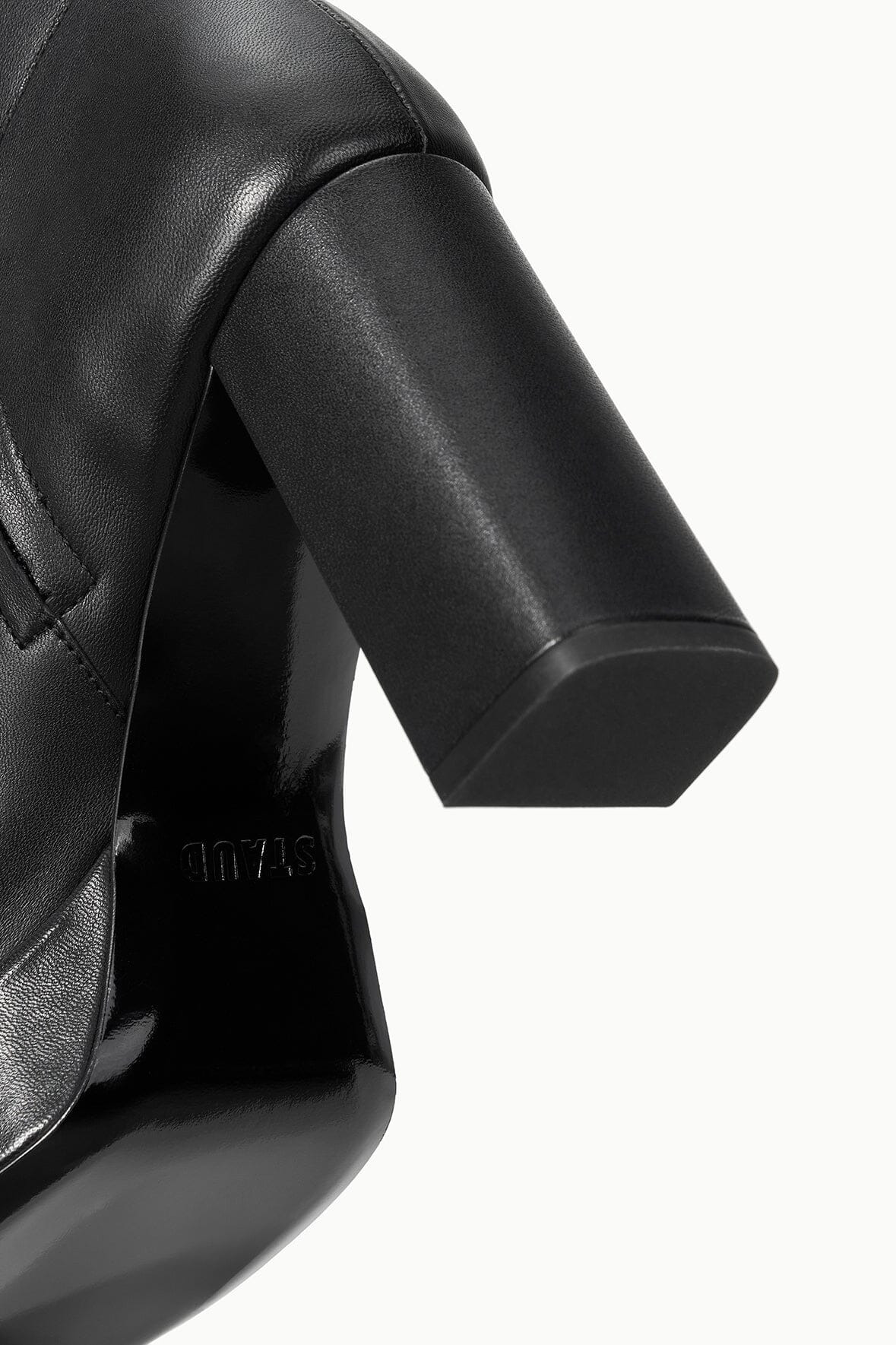 STAUD JODIE PLATFORM ANKLE BOOT BLACK - 6