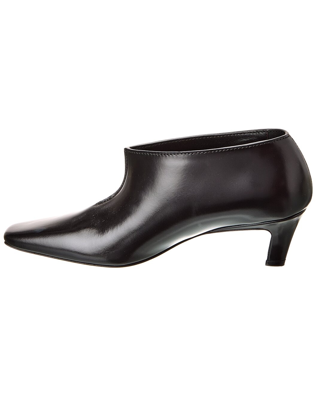 TOTEME The Wide Leather Bootie - 2