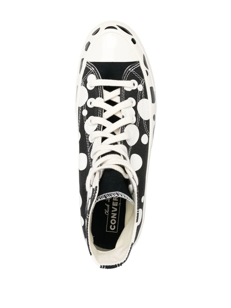 polka-dot print Chuck-Taylor sneakers 4