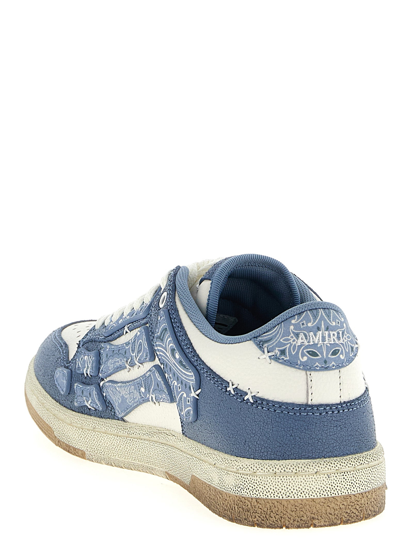 Bandana Skel Top Low Sneakers Blue - 3