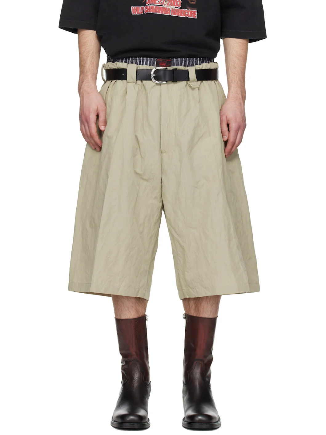 Khaki Toluca Shorts - 1