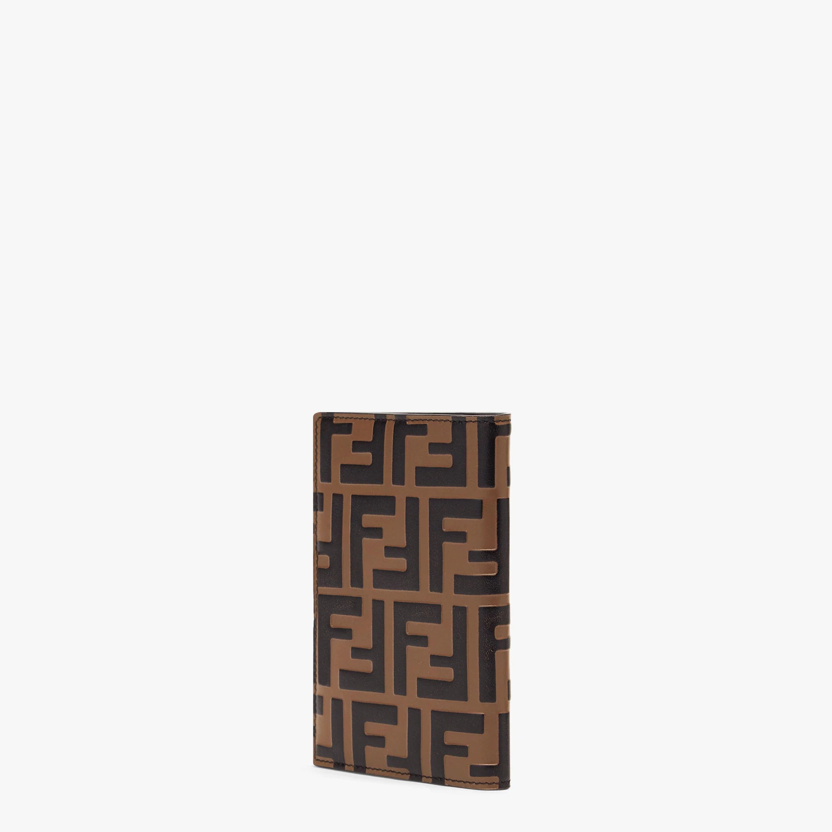 Brown leather passport cover - 2