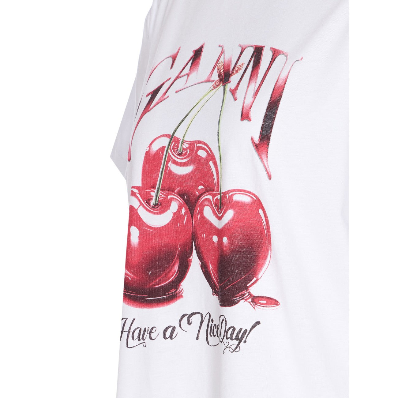 Ganni Women Basic Jersey Chery T-Shirt - 3