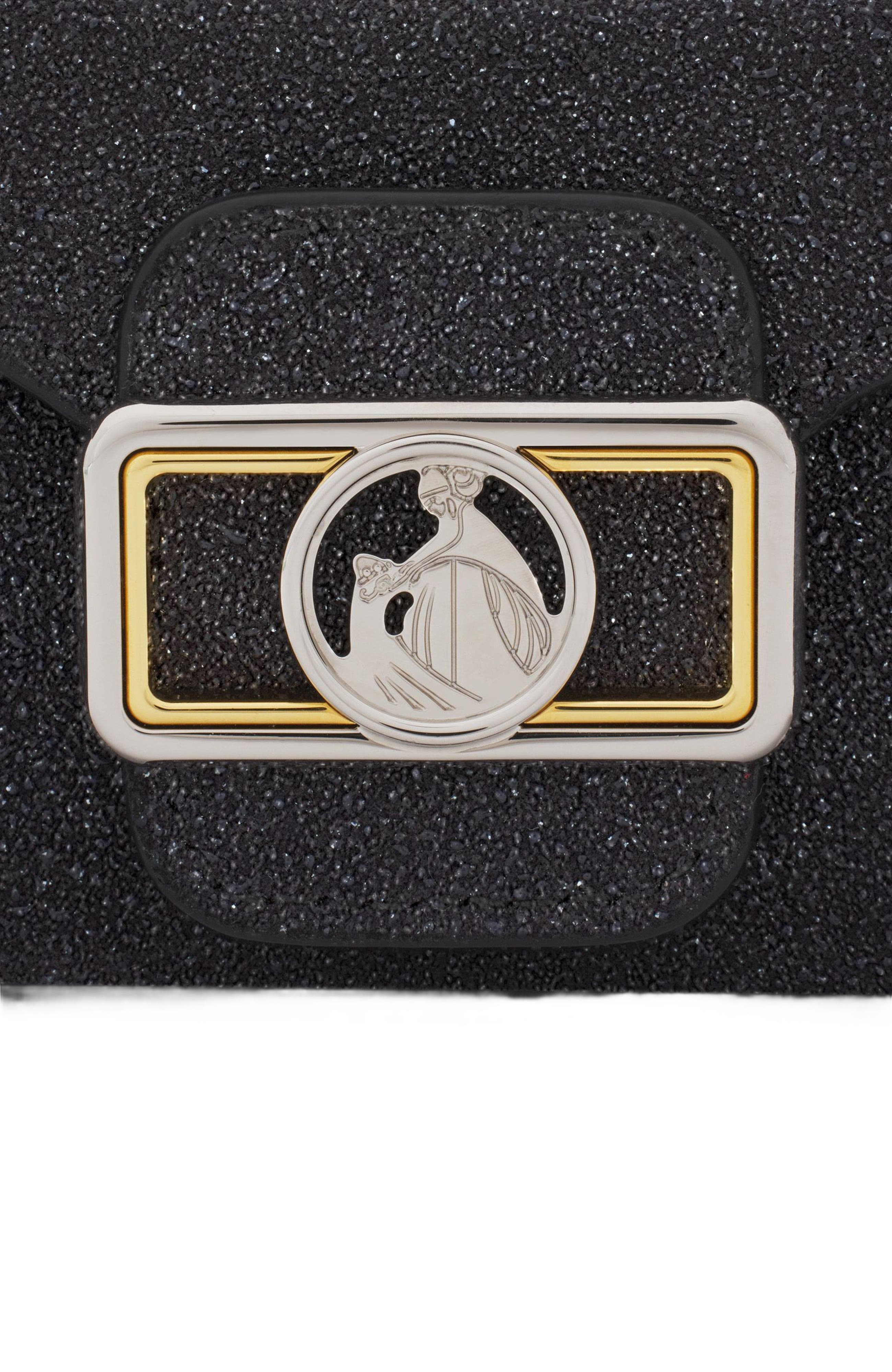Lanvin Micro Pencil Cat Bag In Suede in Black at Nordstrom - 6
