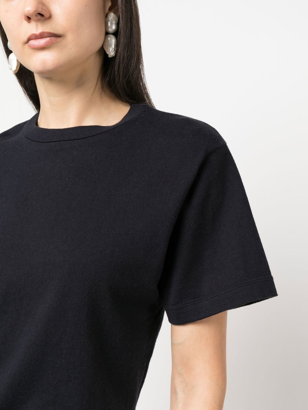 short-sleeve cotton-blend T-shirt - 5