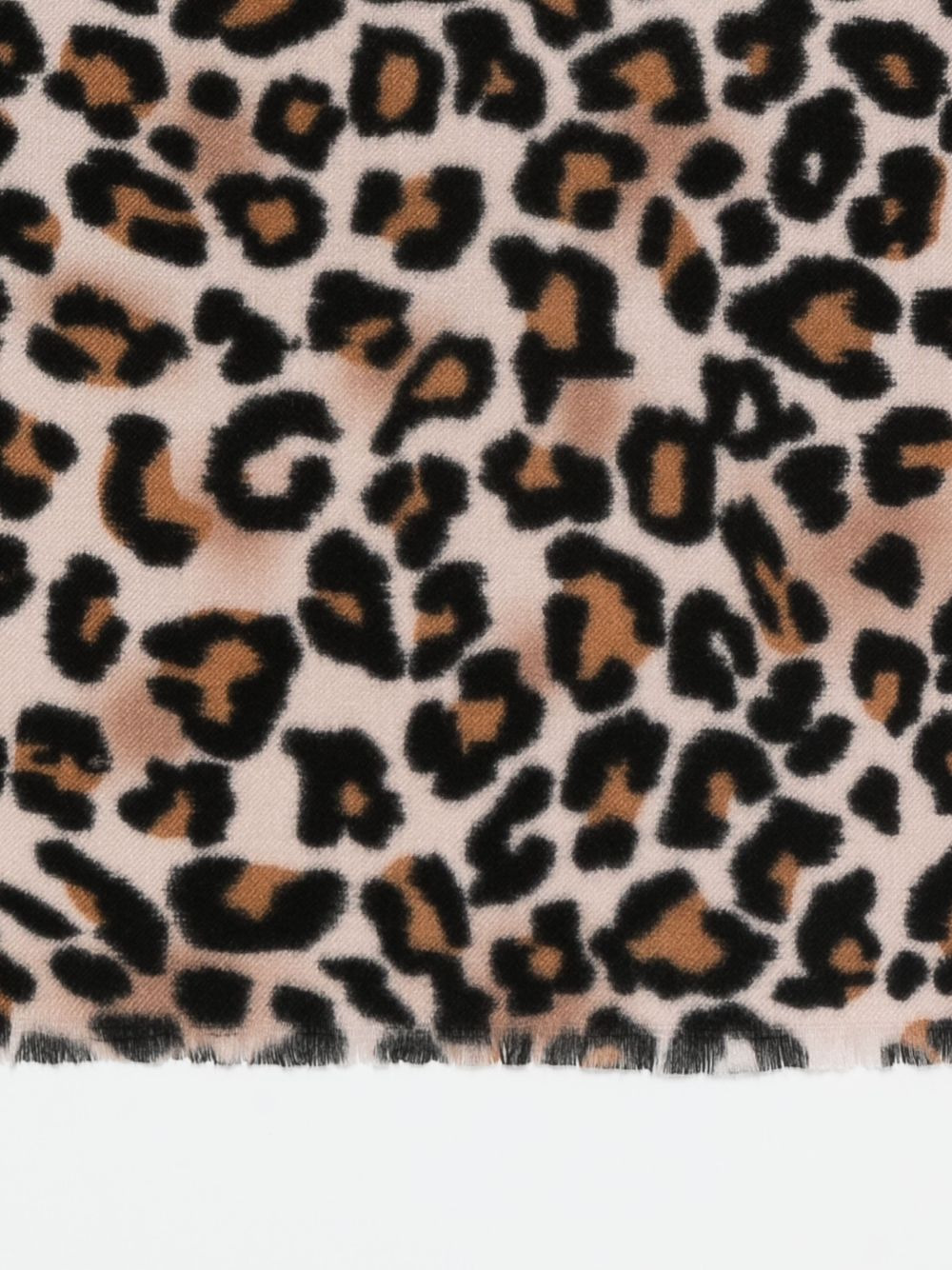 leopard-print scarf - 3