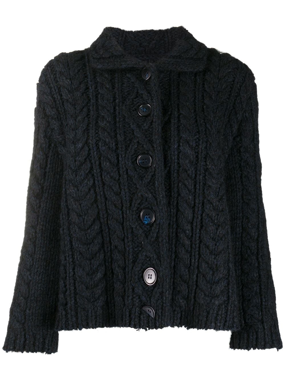 knit wool cardigan  - 1