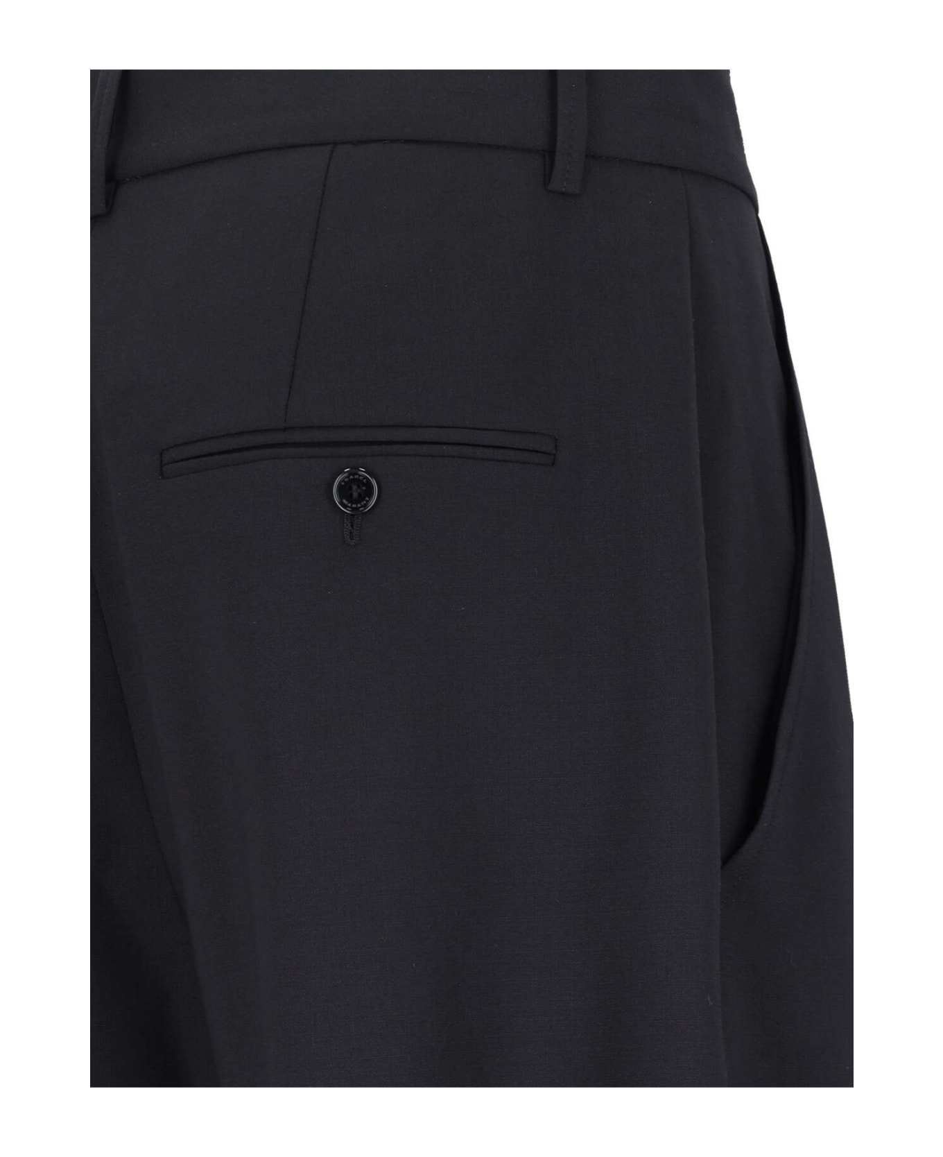 Pleated Tailored Trousers - 4