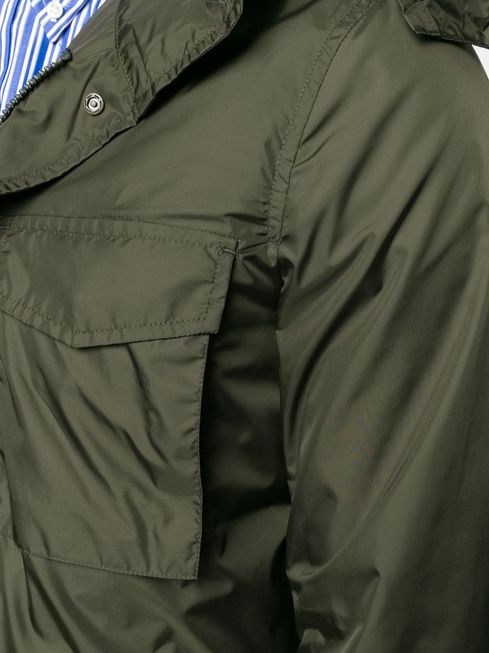 front zipped utility jacket - 5