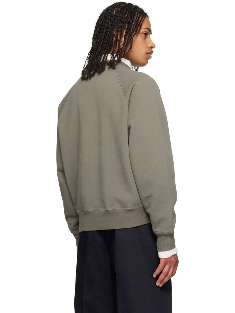 TAUPE 코튼 TONAL AMI DE COEUR SWEATSHIRT 3