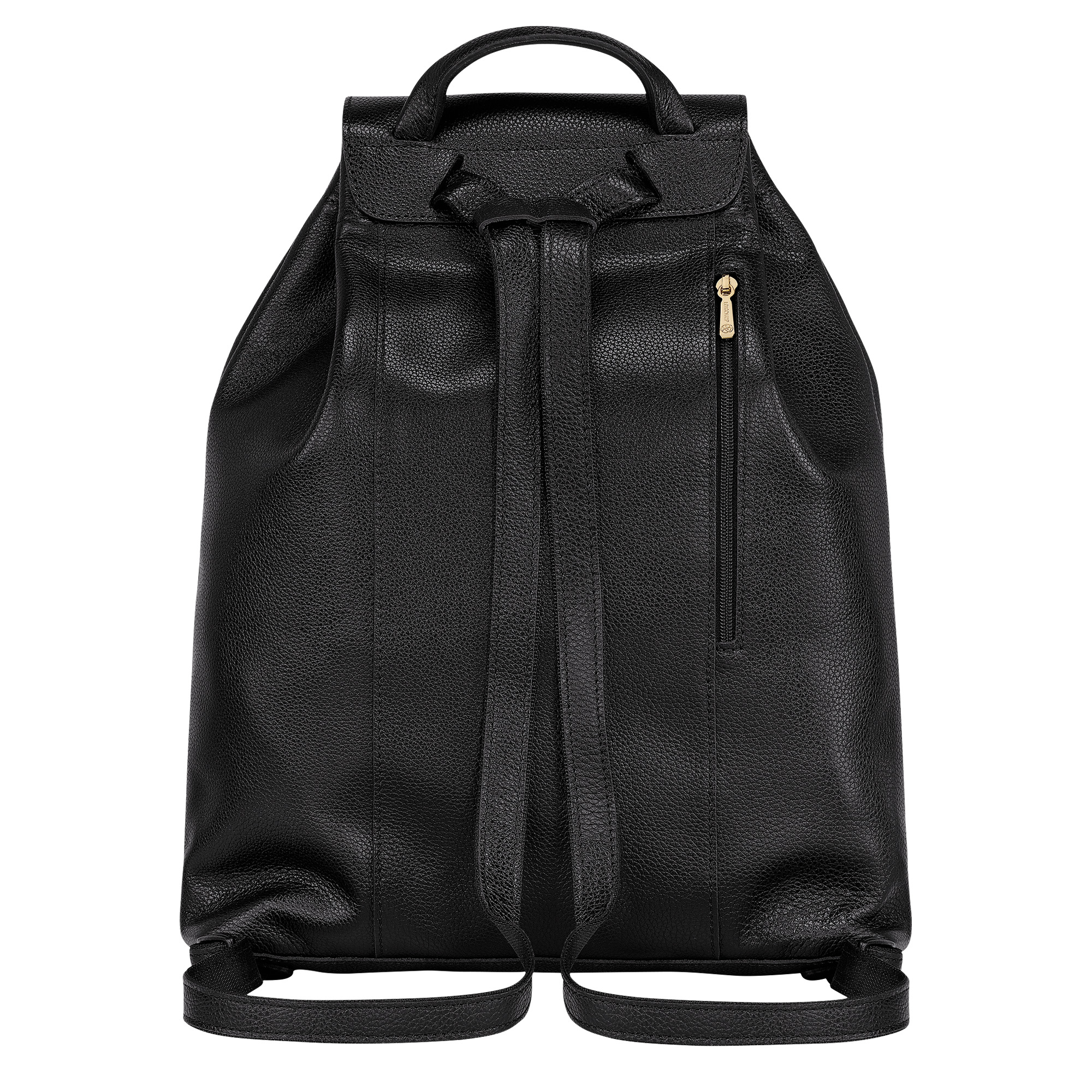 Le Foulonné Backpack Black - Leather - 4