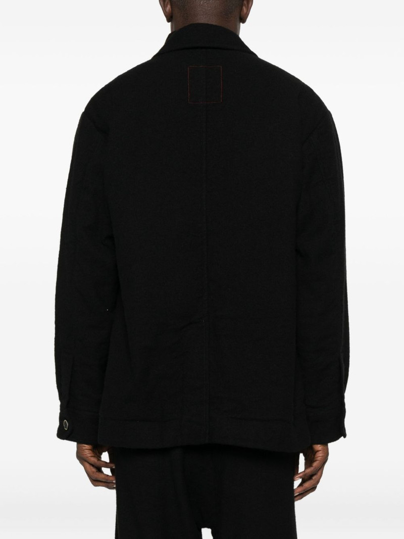 button-fastening patch-pocket jacket 4