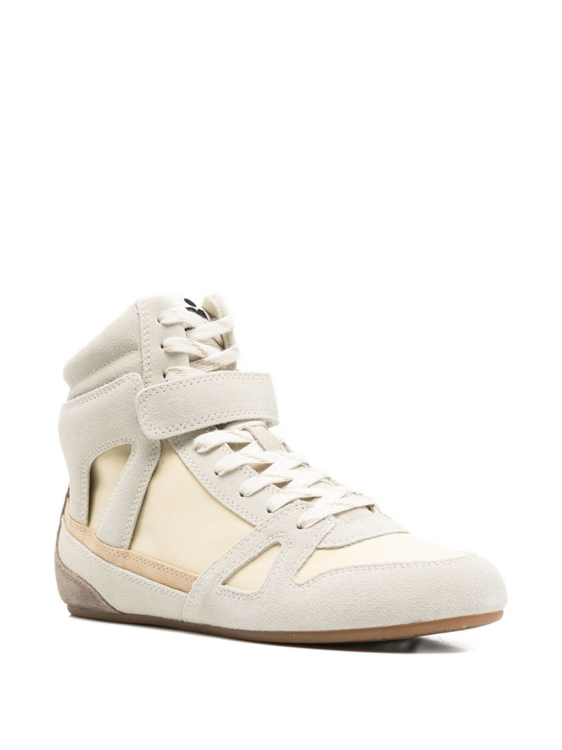 Isabel Marant Senny High suede sneakers outlook