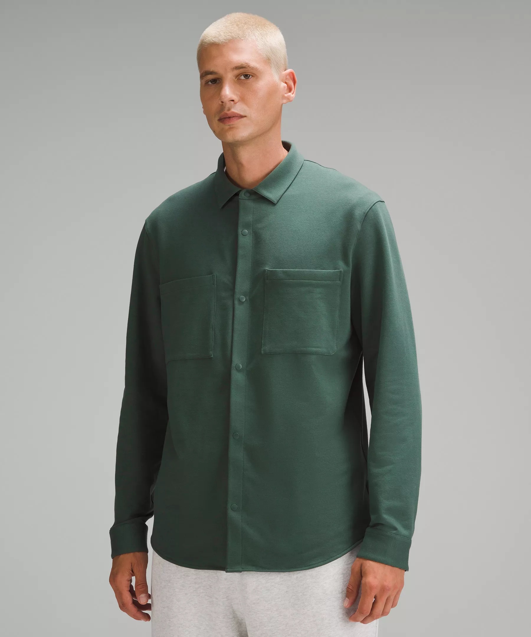 Soft Knit Overshirt *French Terry - 1