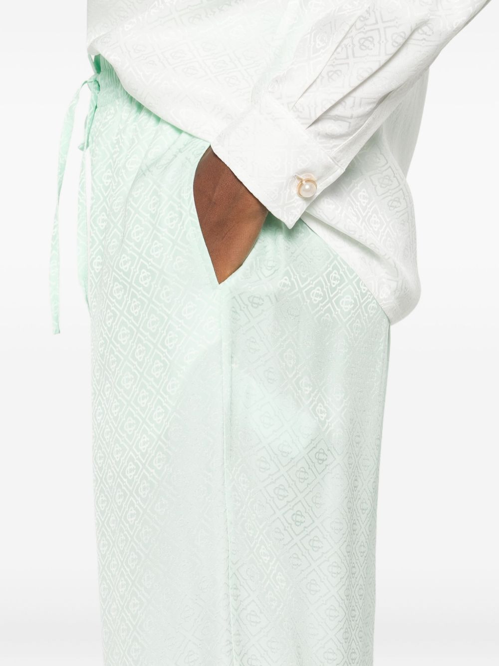 gradient-effect trousers - 5