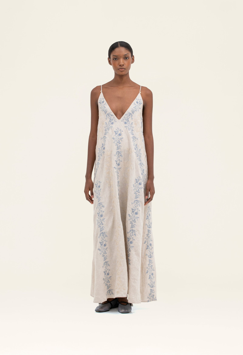 Agua by Agua Bendita Soledad Bougainvillea Maxi Dress outlook