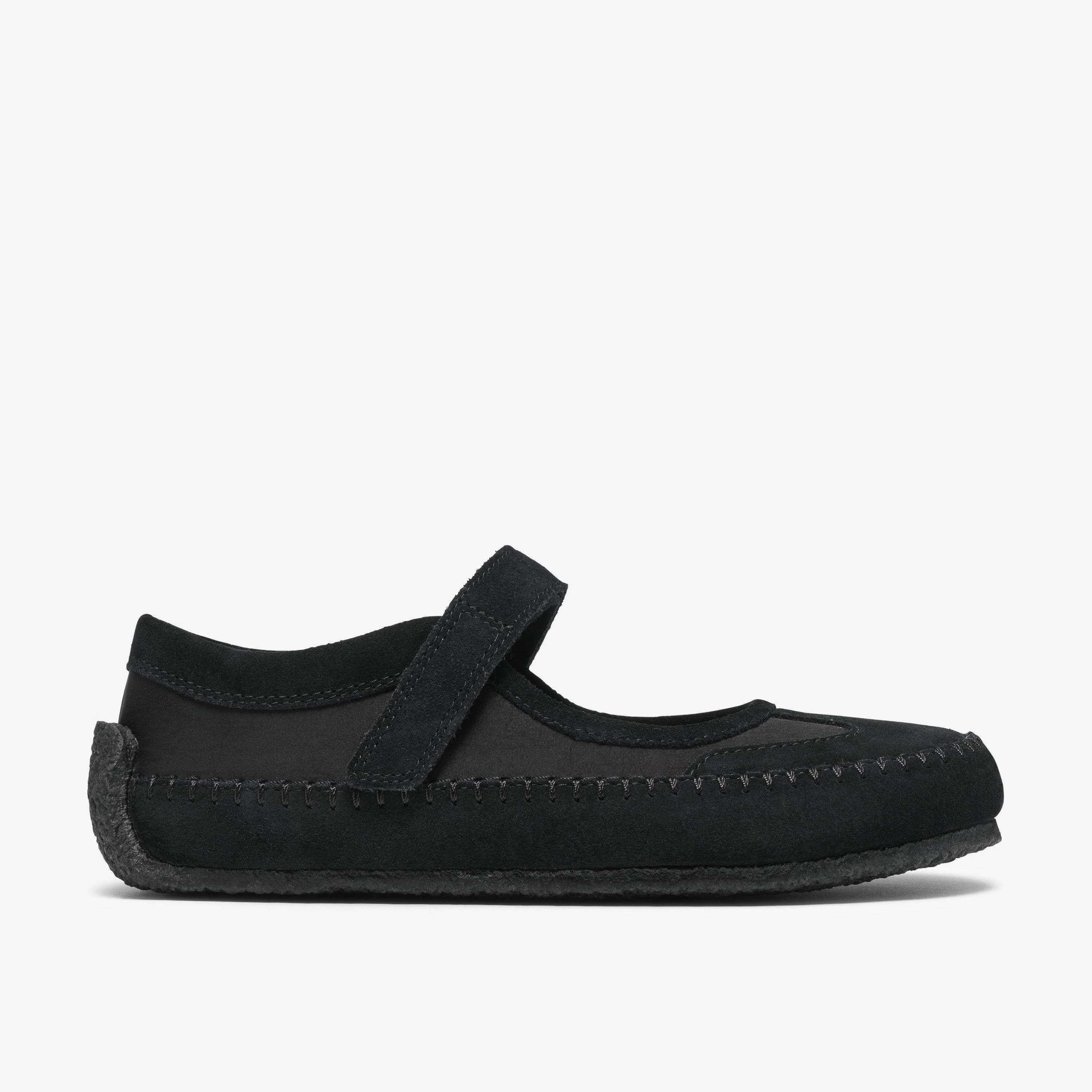 Tor Low Bar Black Combination Suede - 1