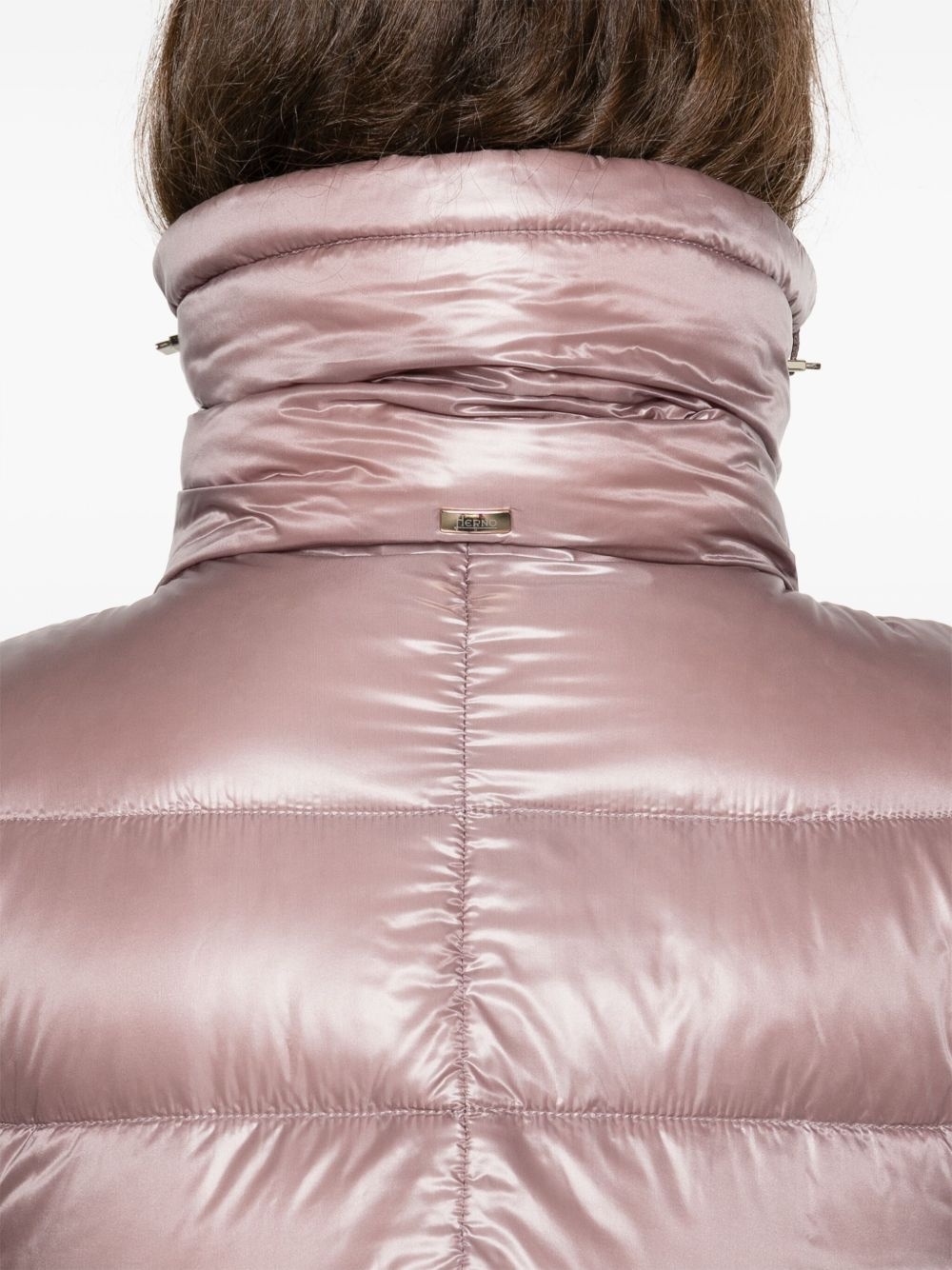quilted half-sleeve jacket - 5