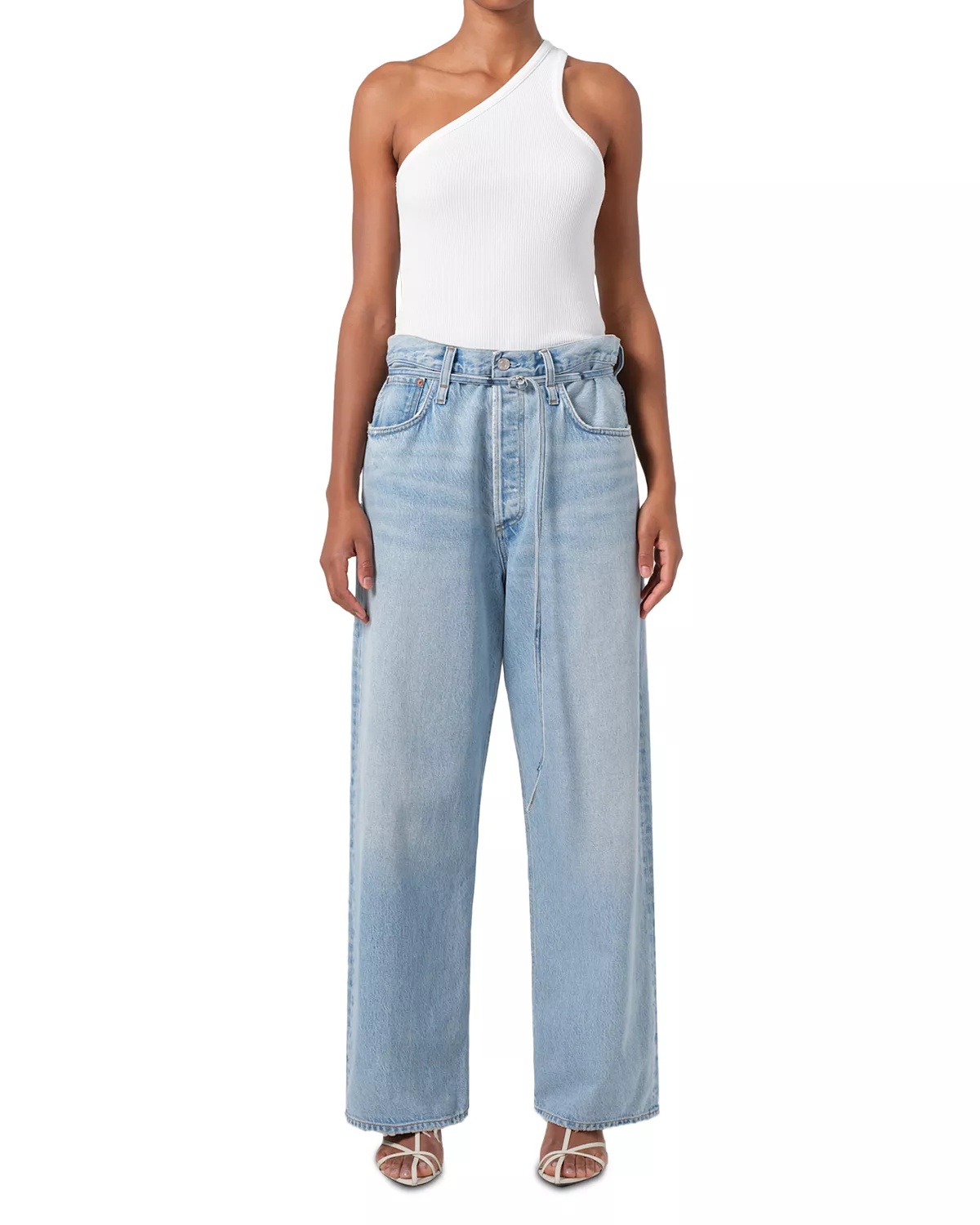 Emmi High Rise Wide Leg Jeans in Incline - 10