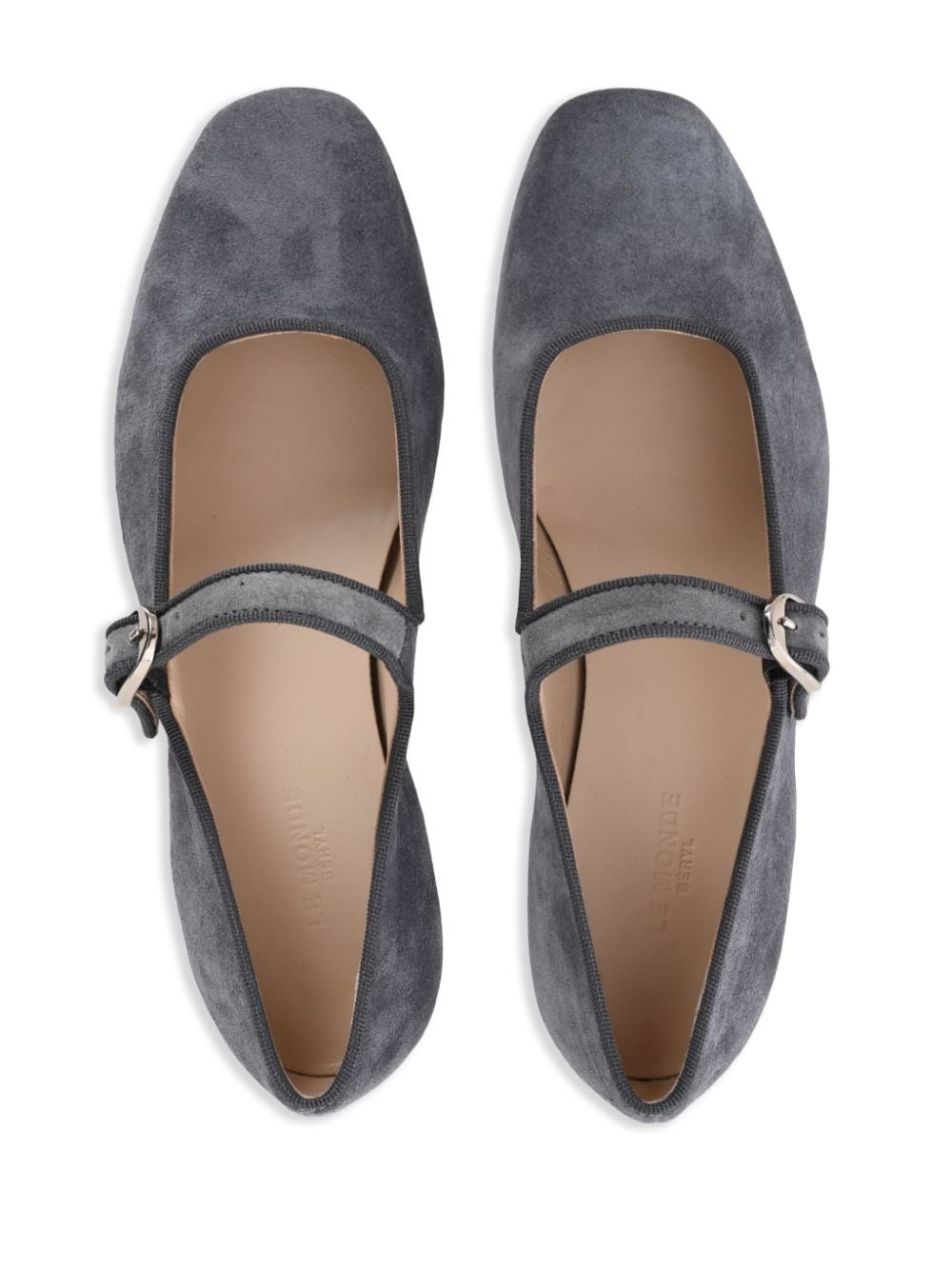 suede Mary Jane ballerina shoes - 5
