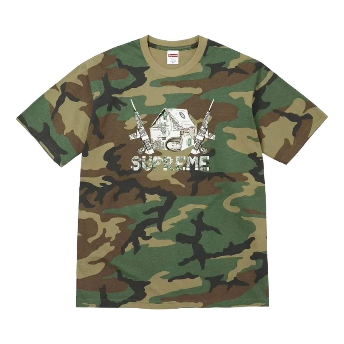 Supreme SS26 Origami T-Shirt 'Woodland Camo' SUP-SS26-160-CAM - 1