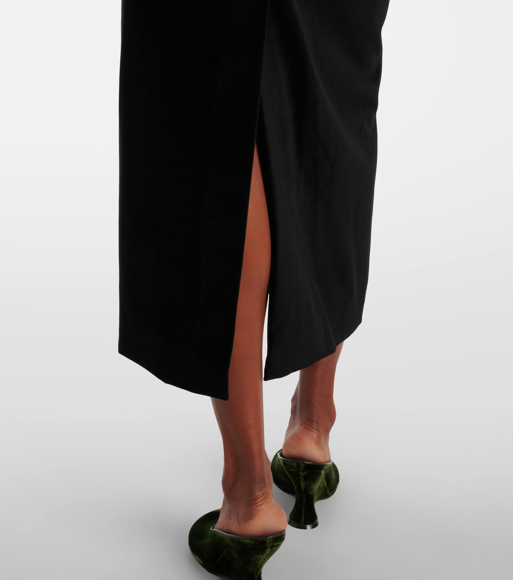 Sabella velvet midi dress - 5