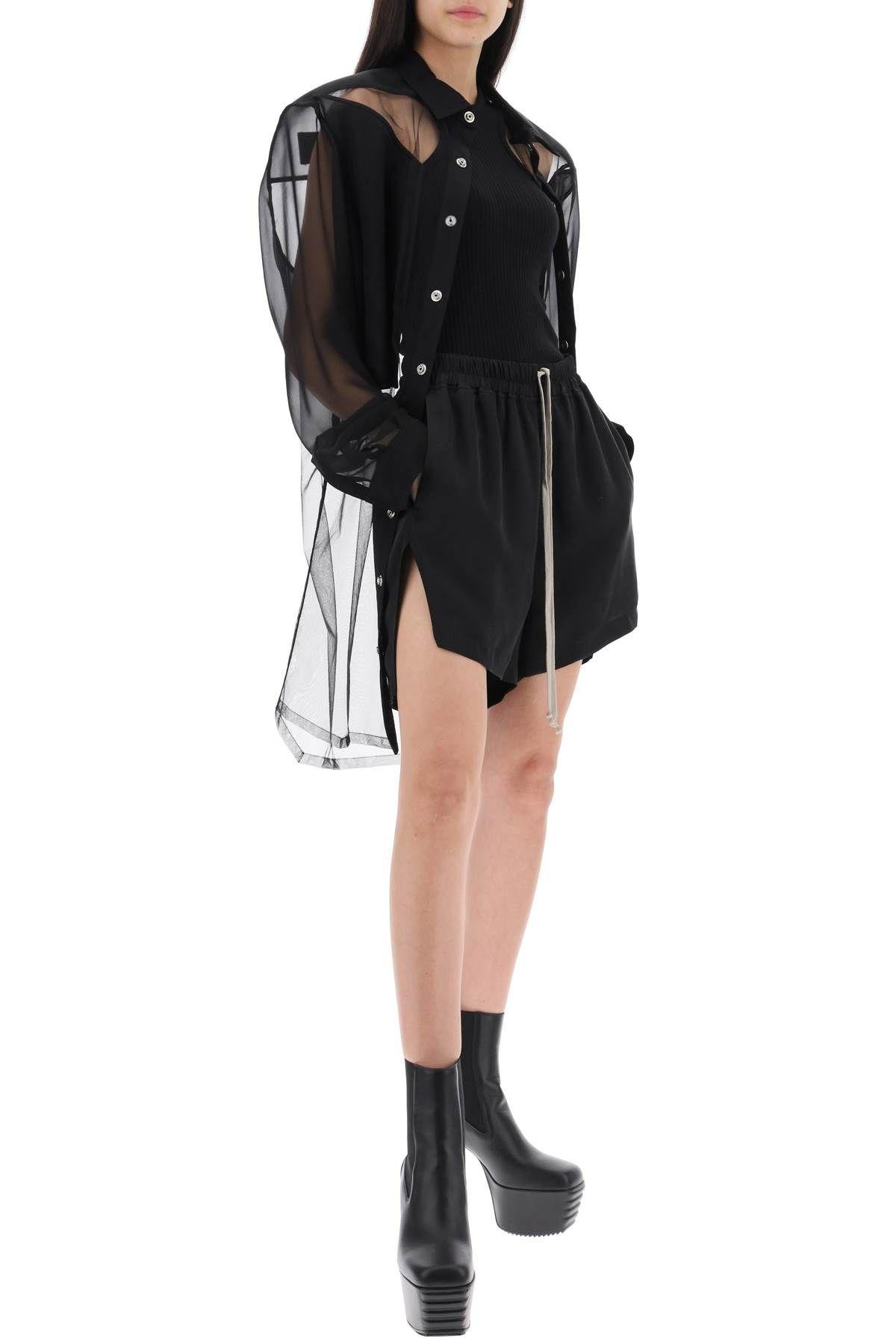 SILK SATIN SHORTS RICK OWENS - 2