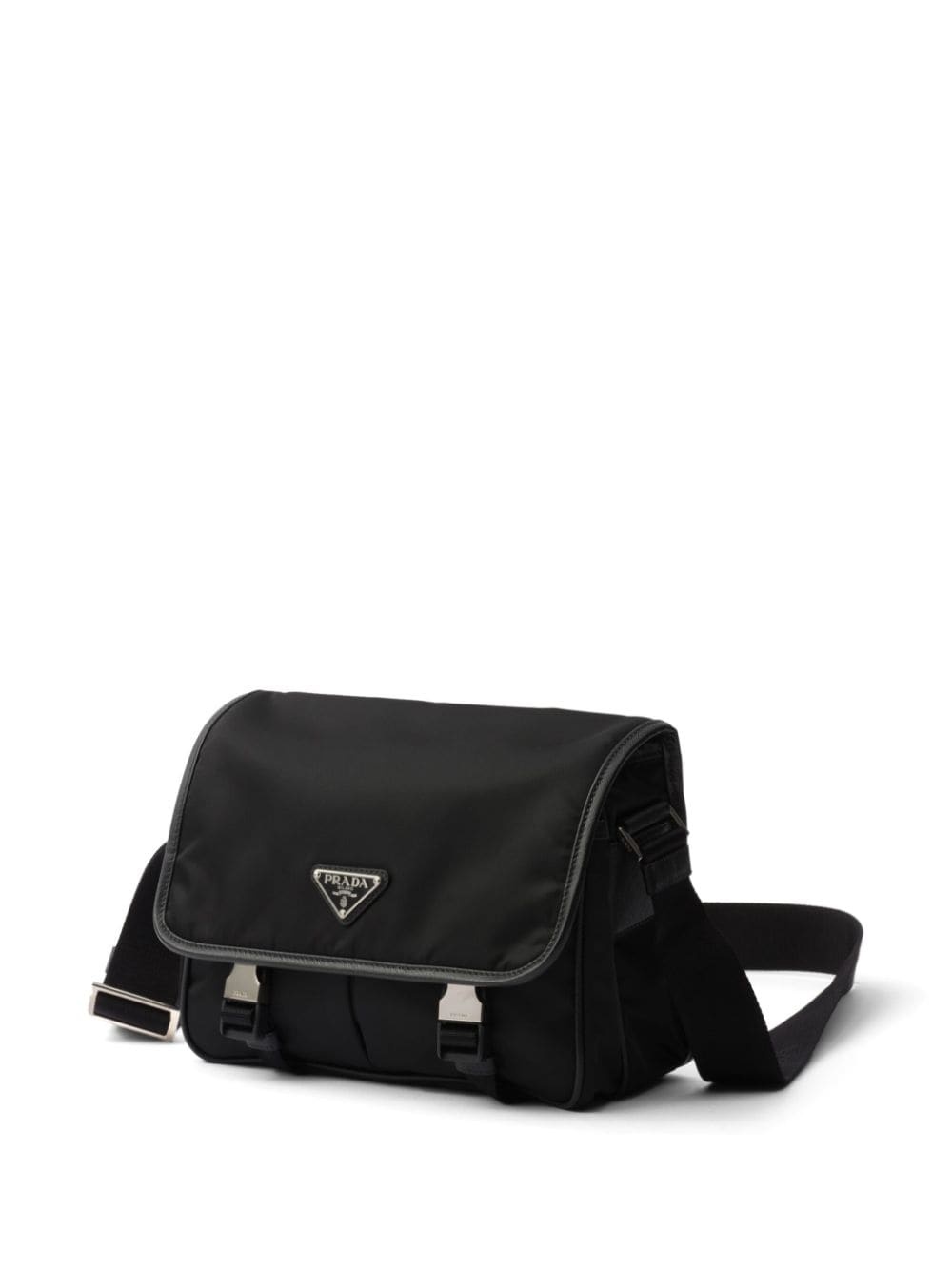 logo-appliquÃ© Re-Nylon shoulder bag - 4