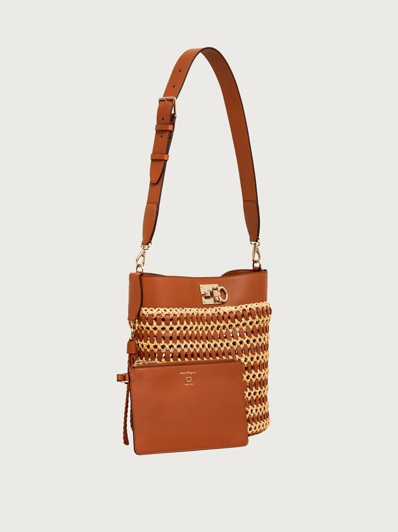 FERRAGAMO STUDIO BUCKET BAG 7