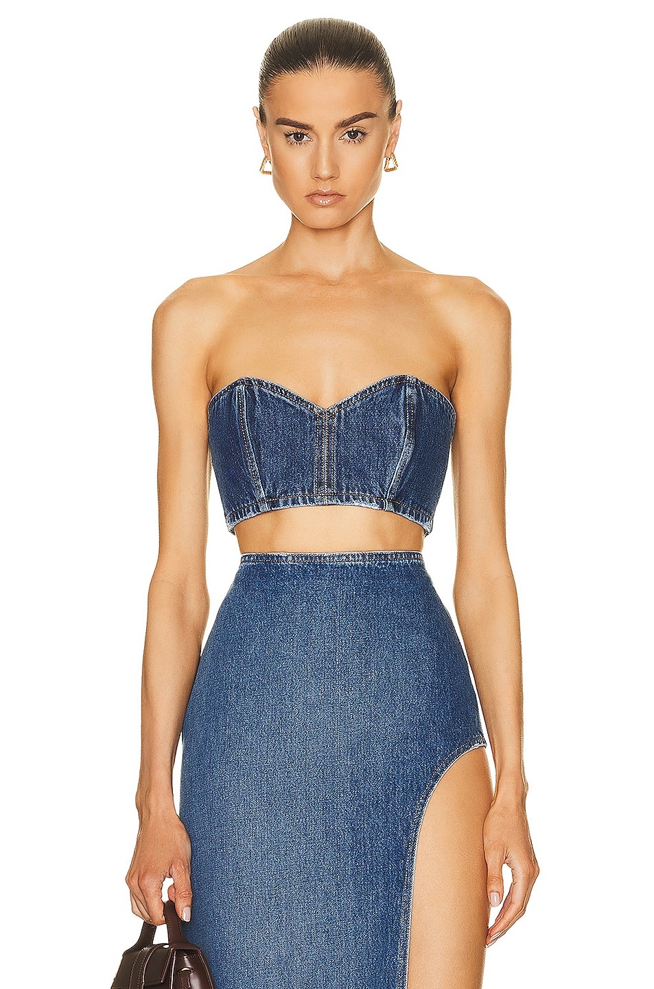 Sweetheart Denim Bandeau - 1